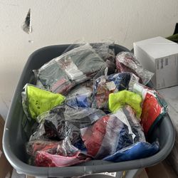 Masks. Tubes. Disposable masks