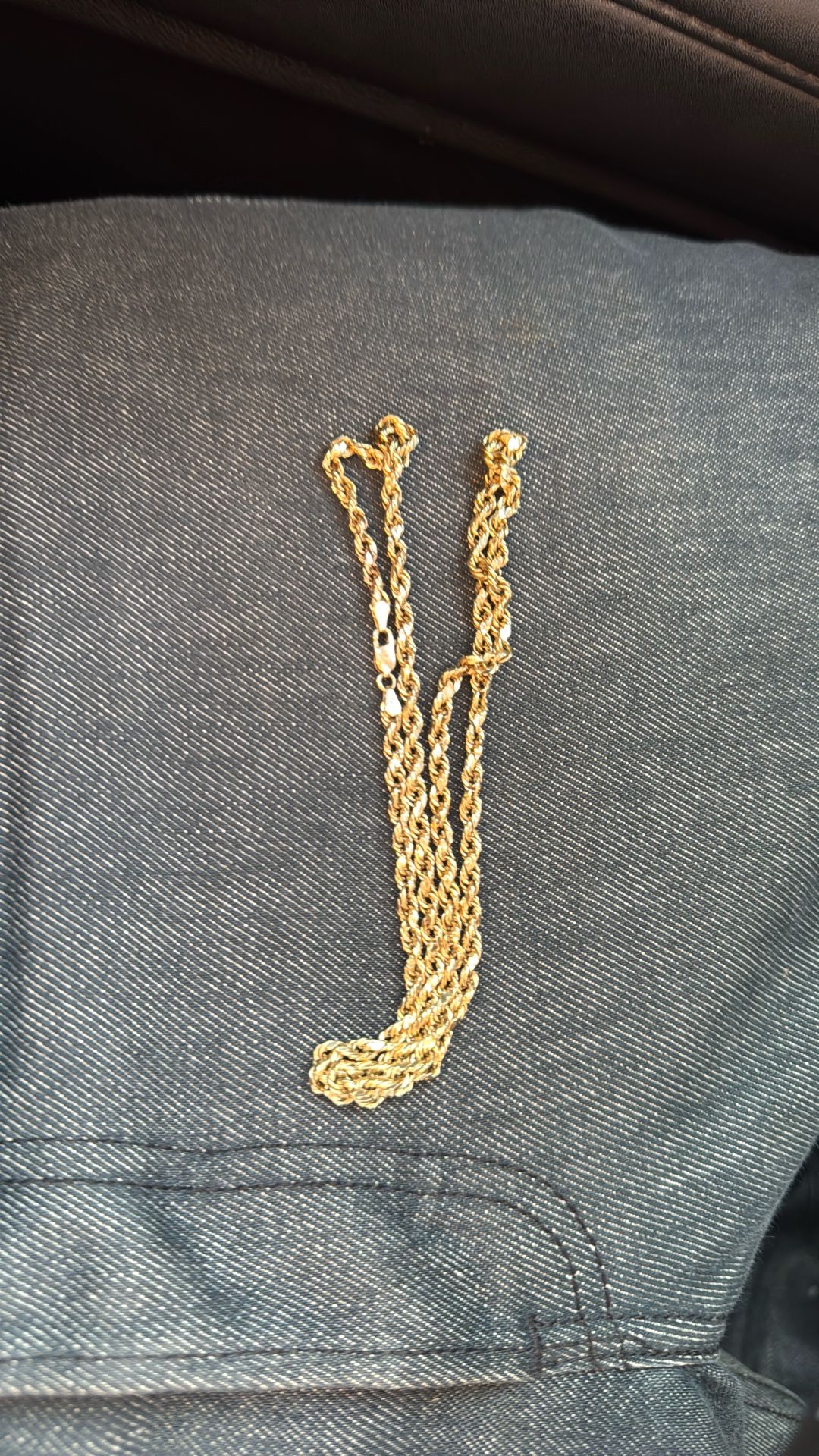 10k Gold Rope Chain
