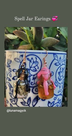 Spell Jar Earings