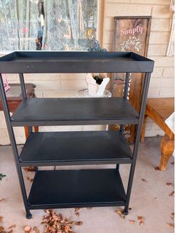 Metal shelf
