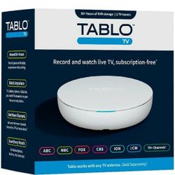 TABLO BRAND NEW SEALED Tablo 4th Gen 2-Tuner OTA 128GB DVR STREAMING DEVICE RECORD LIVE TV