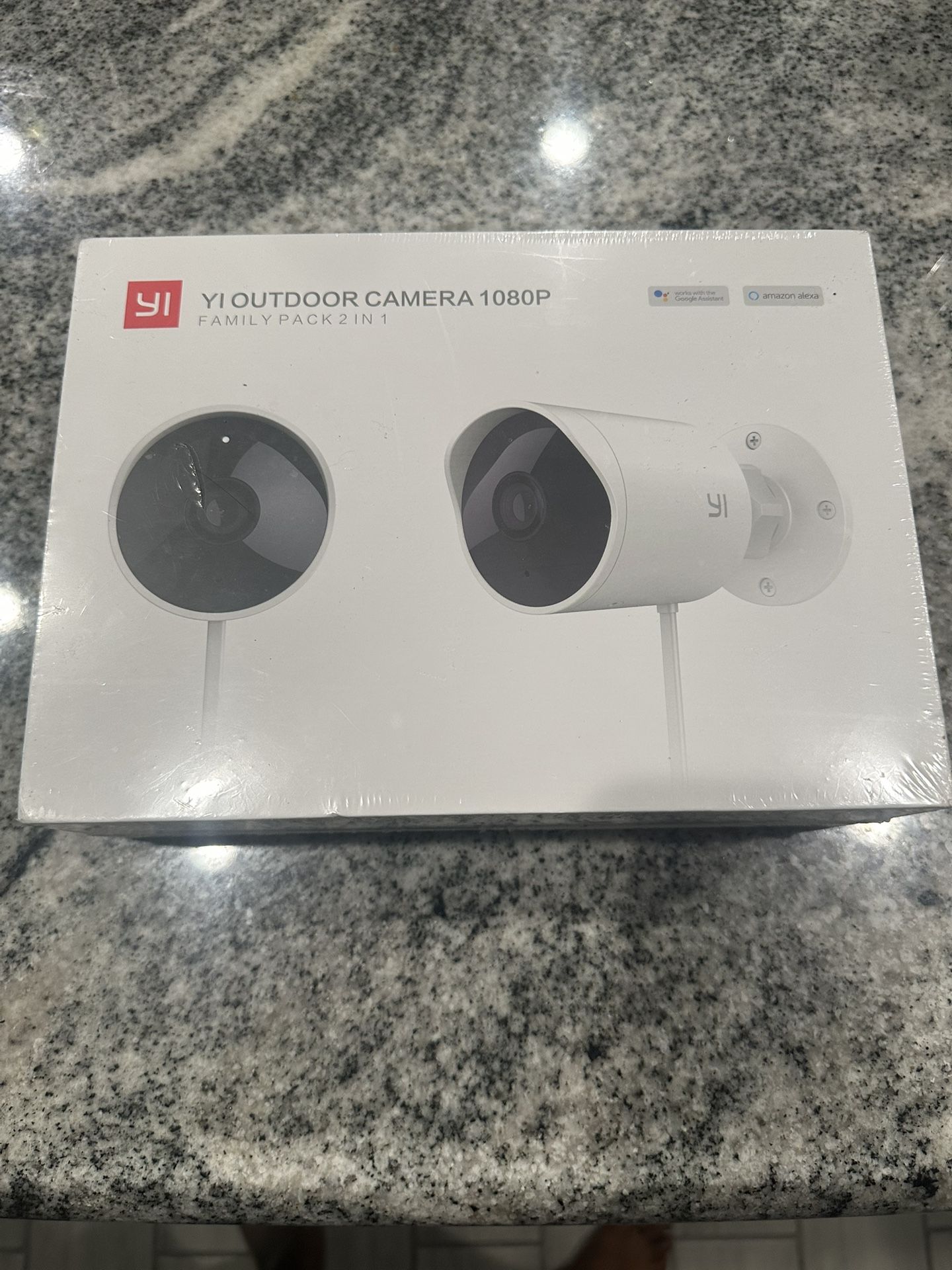 YI 2pc Outdoor Security Camera 1080p