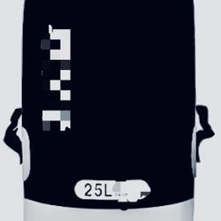 Waterproof Wet-bag Backpack Black & Grey 25L