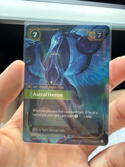 League of Legends Astral Heron VEN 044/166 Unit Foil Card ENG