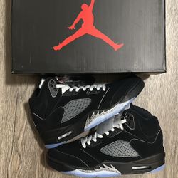Nike Air Jordan 5 Black Metallic Reimagined
