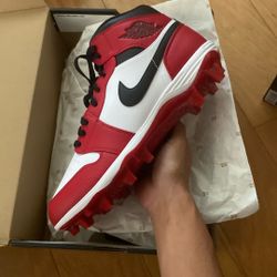 air Jordan 1 mid TD Cleats Chicago Mid