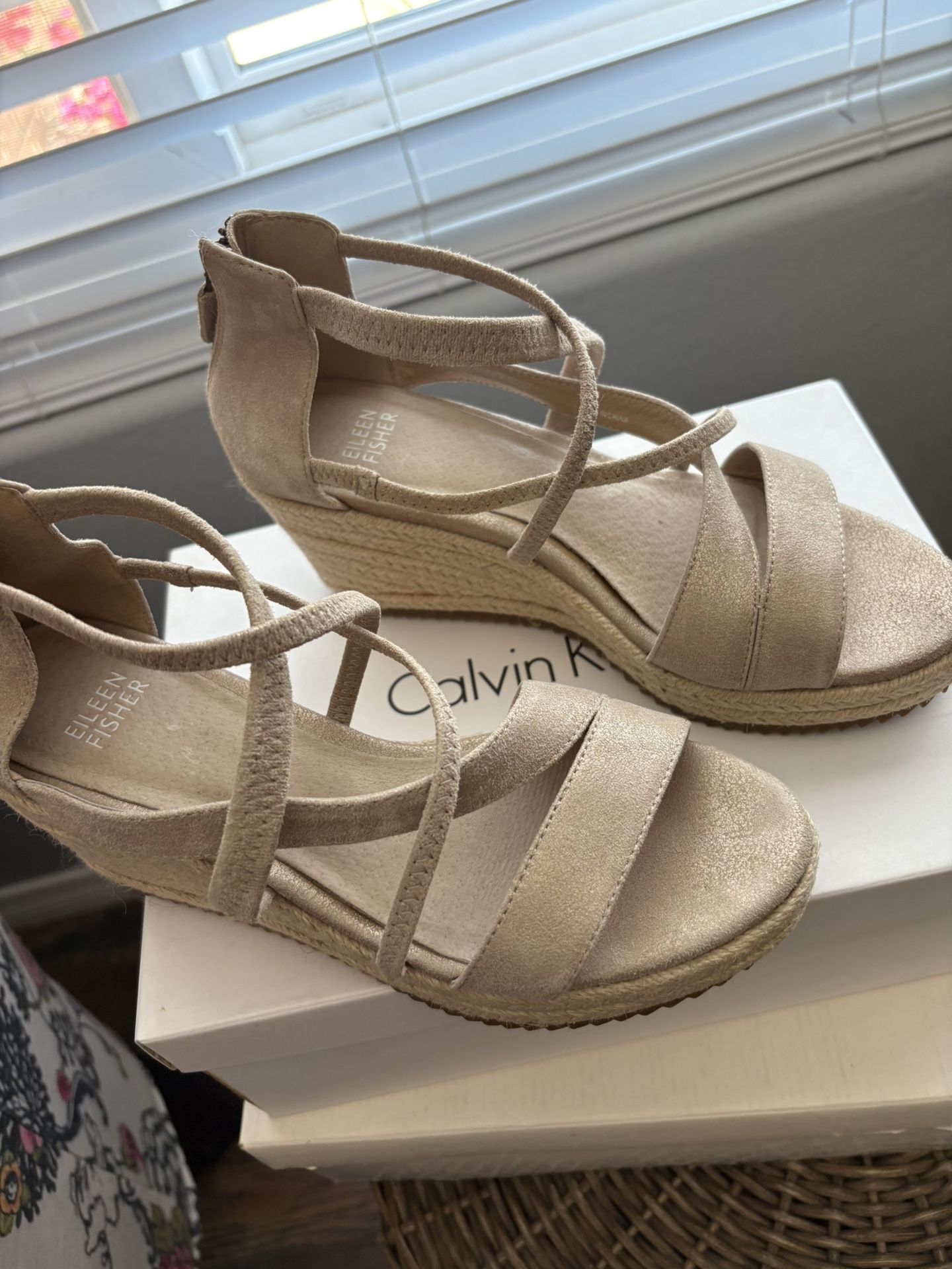 Ladies Summer Wedges And Slouch Boots