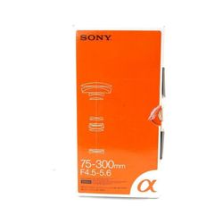 SONY Alpha AF 75-300mm f/4.5-5.6 A-Mount Telephoto Zoom Lens