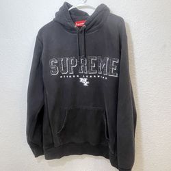 Supreme Gems Hoodie Size XL Rhinestones 