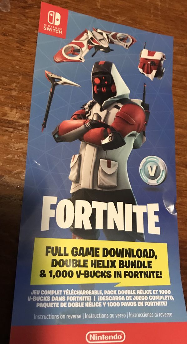 fortnite double helix skin bundle - codigo de skin fortnite nintendo switch
