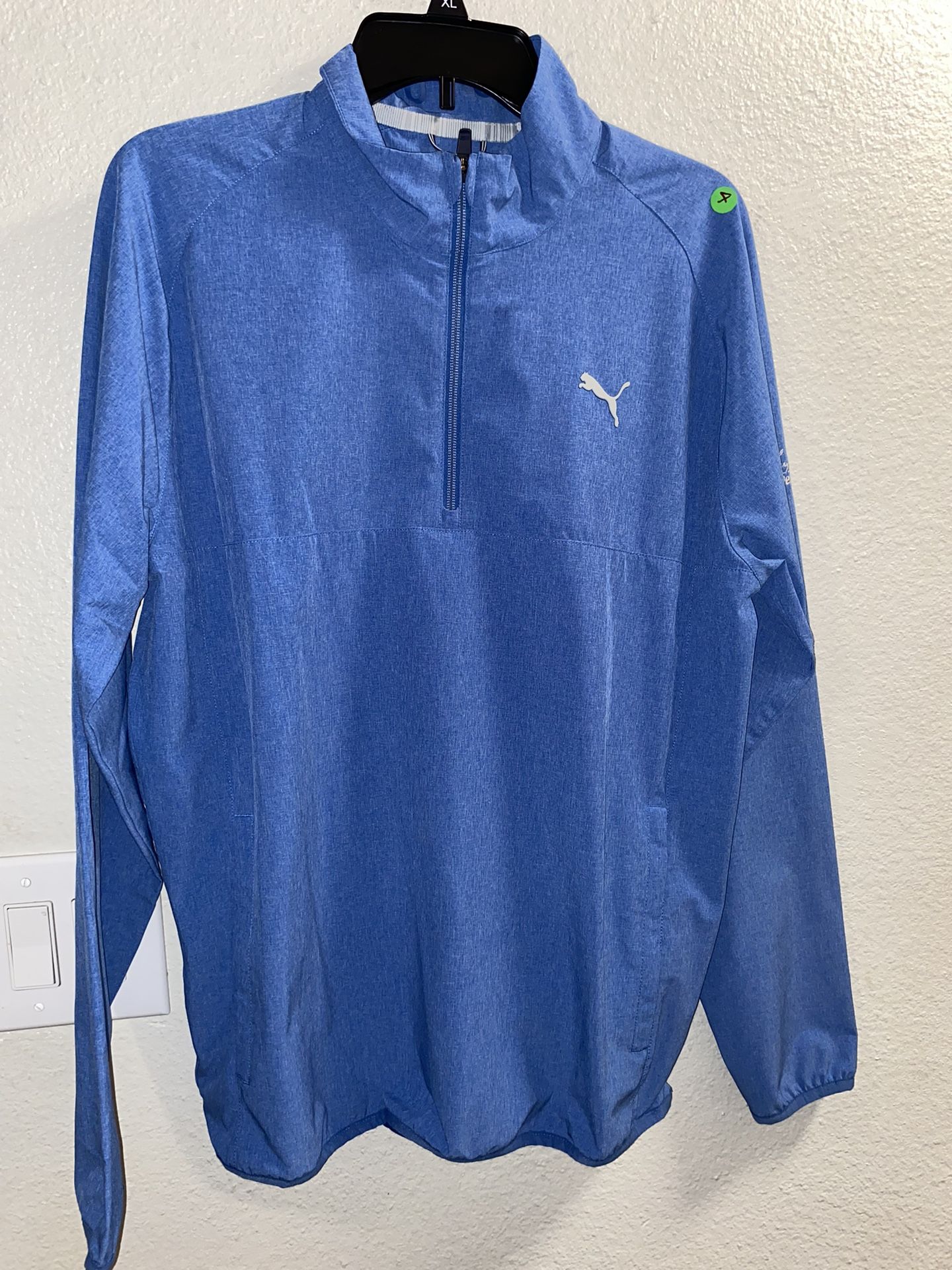 Blue Small puma Thin jacket