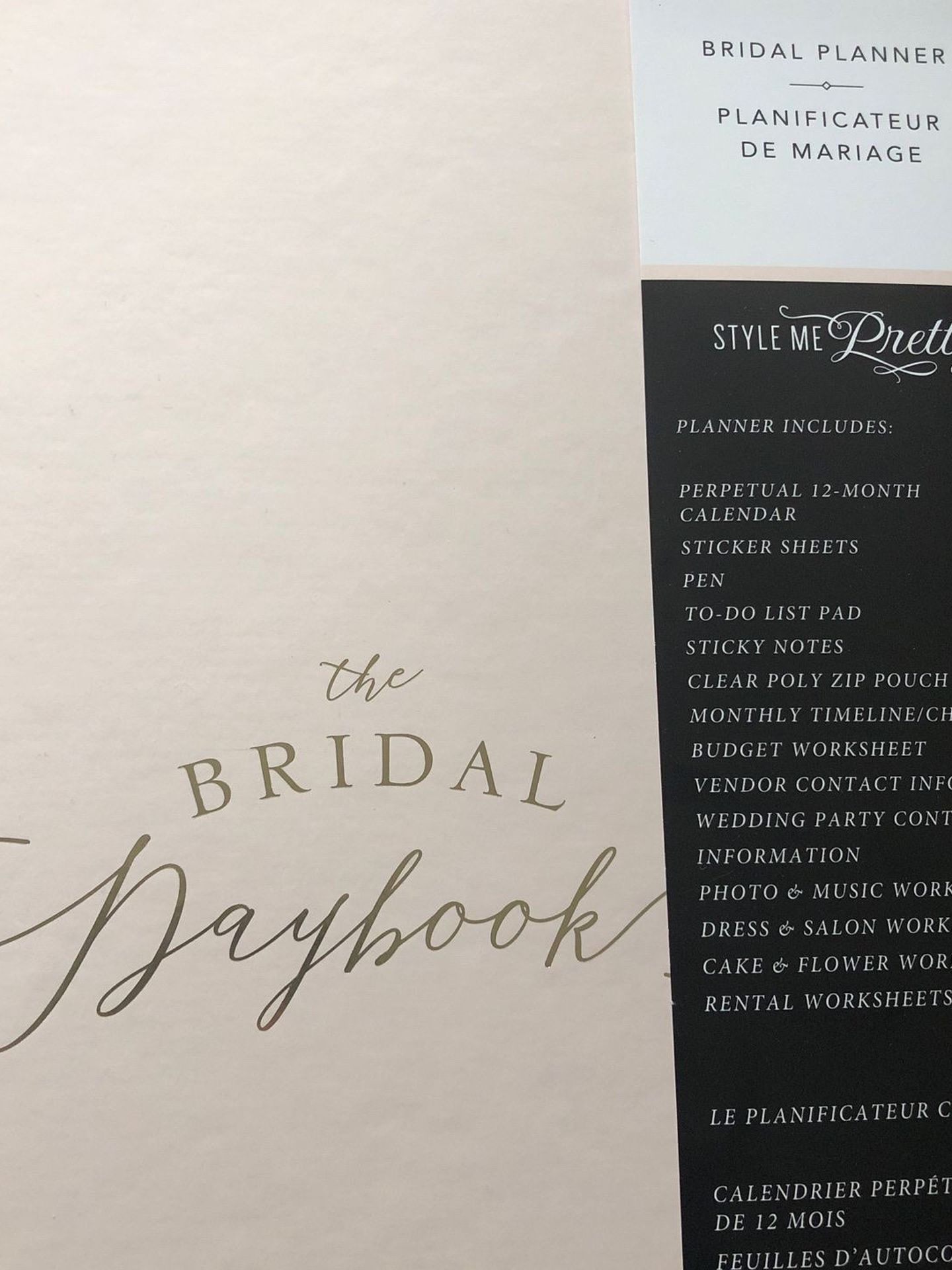Bridal planner