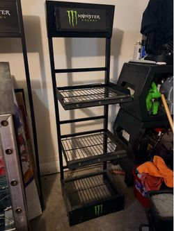Monster brand shelves