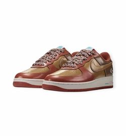 Nike Air Force 1 '01 NIGO x J-Hope Burnt Sunrise Brown Gold Men’s 6/Women's 7.5