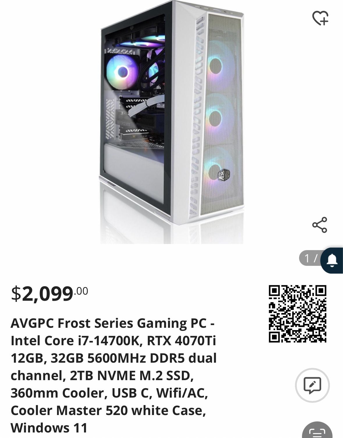GAMING PC WITH MSI 360HZ MONITOR INCLUDED
