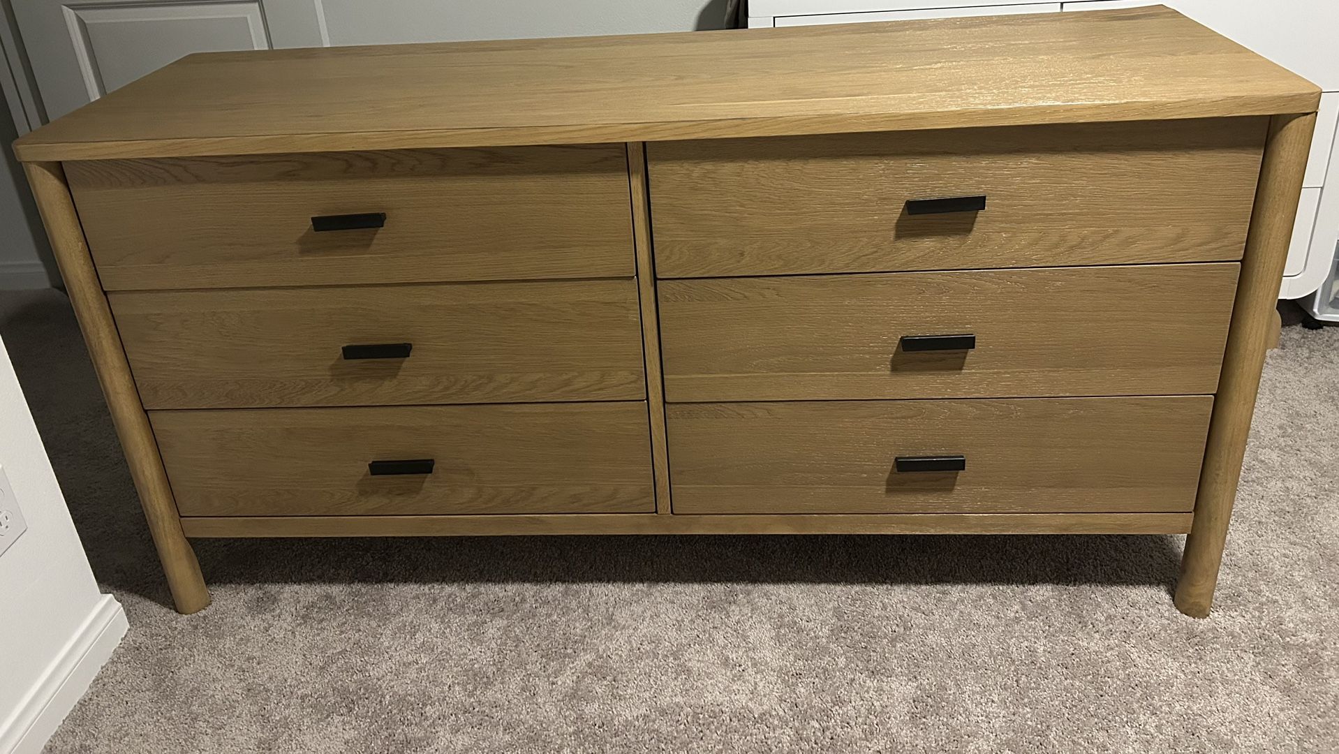 Natural Six Drawer Dresser $900 OBO
