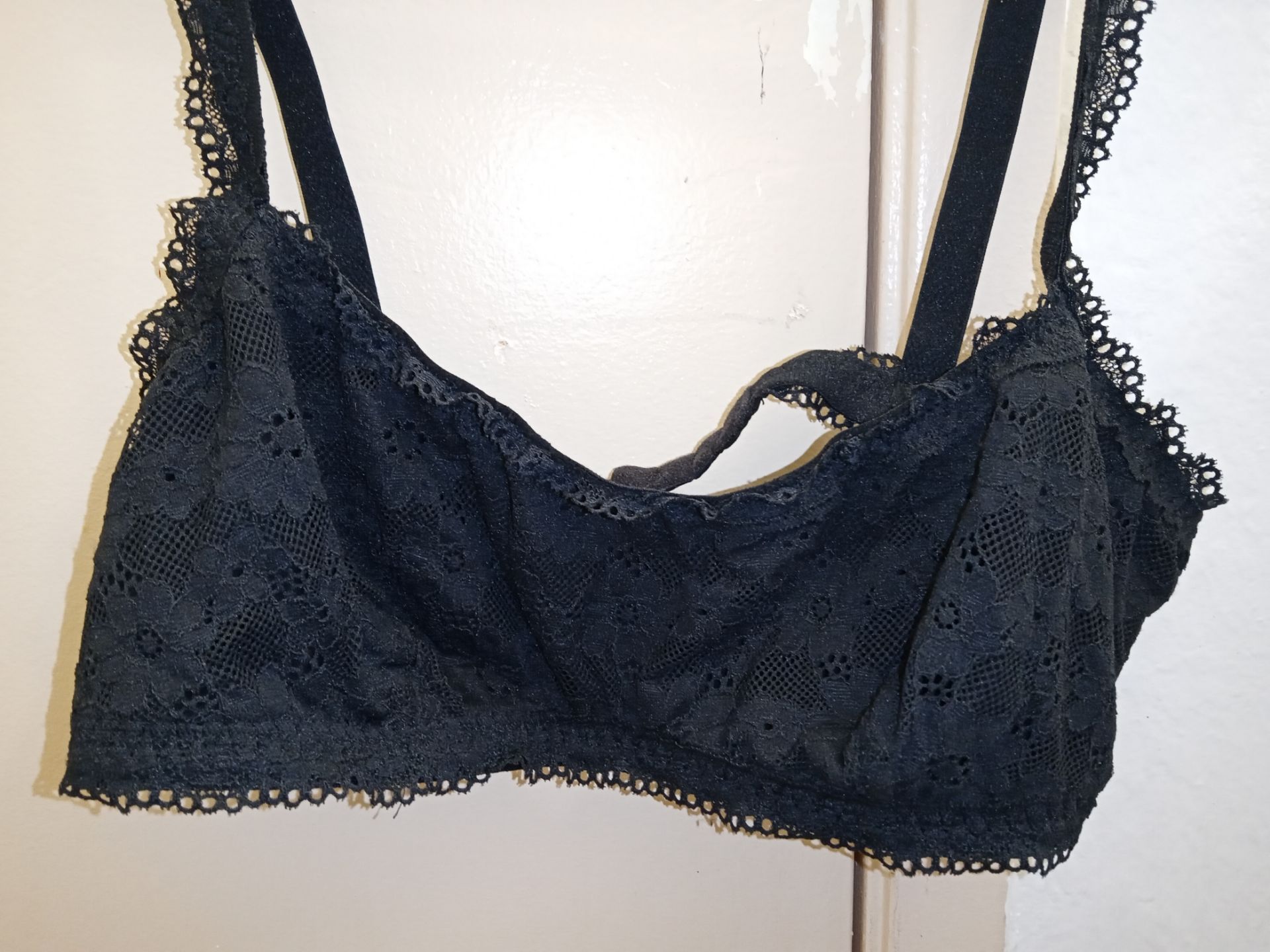 Soft Black Lace Bra