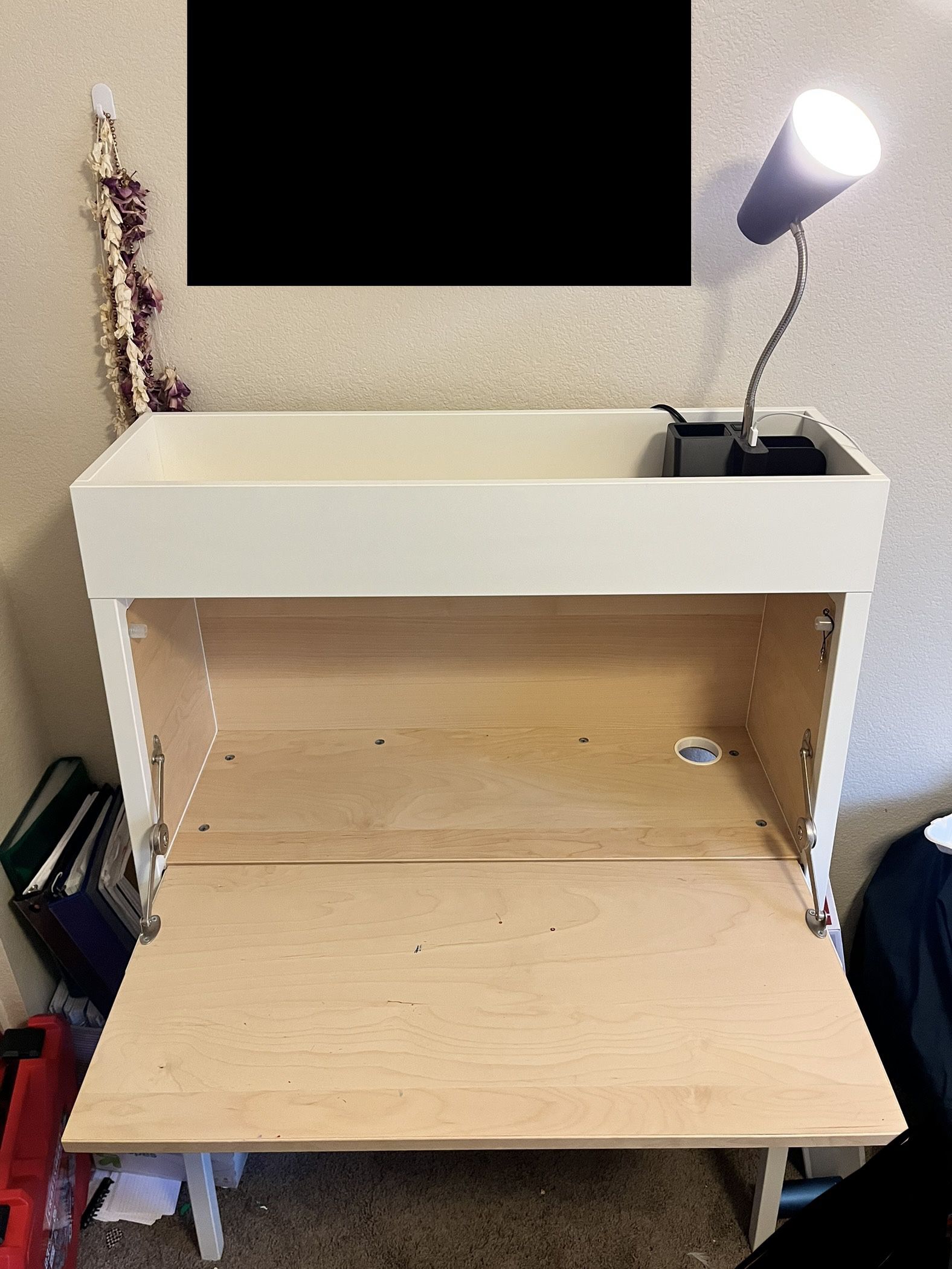 Ikea White Folding Desk