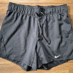 Nike Dri-Fit Black Running Exercise Athletic Shorts Sz XS Lightweight