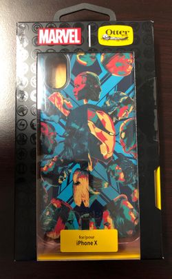 iPhone X Otterbox Case Marvel Edition