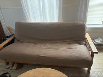 Wooden Frame Futon Sofa