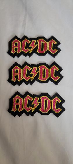 ACDC Iron On Patches