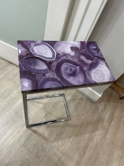Purple End Table