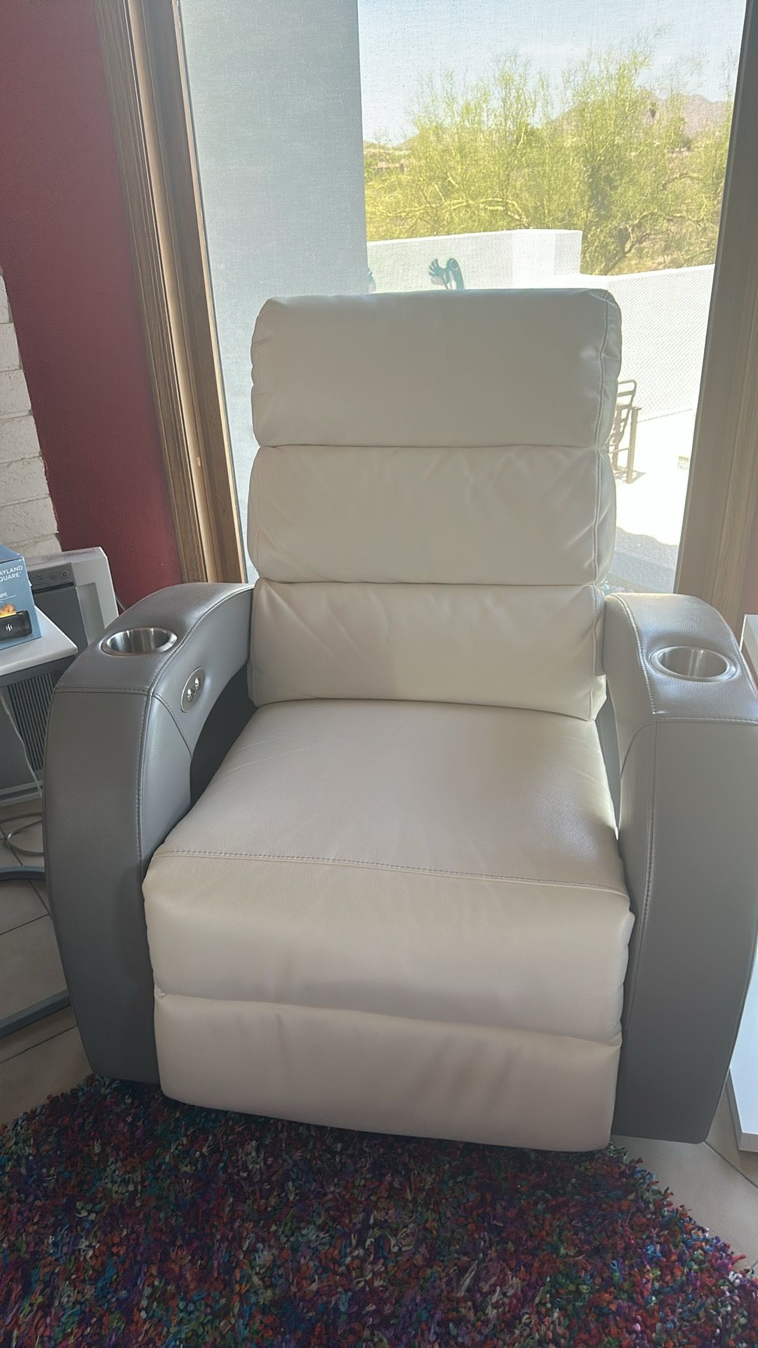 Electric Power Recliner/usb Port For Charging/drink Holders