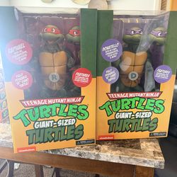 NECA TMNT 1/4 Scale Donatello and Raphael