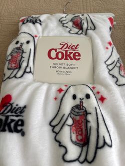 Diet Coke Ghost blanket