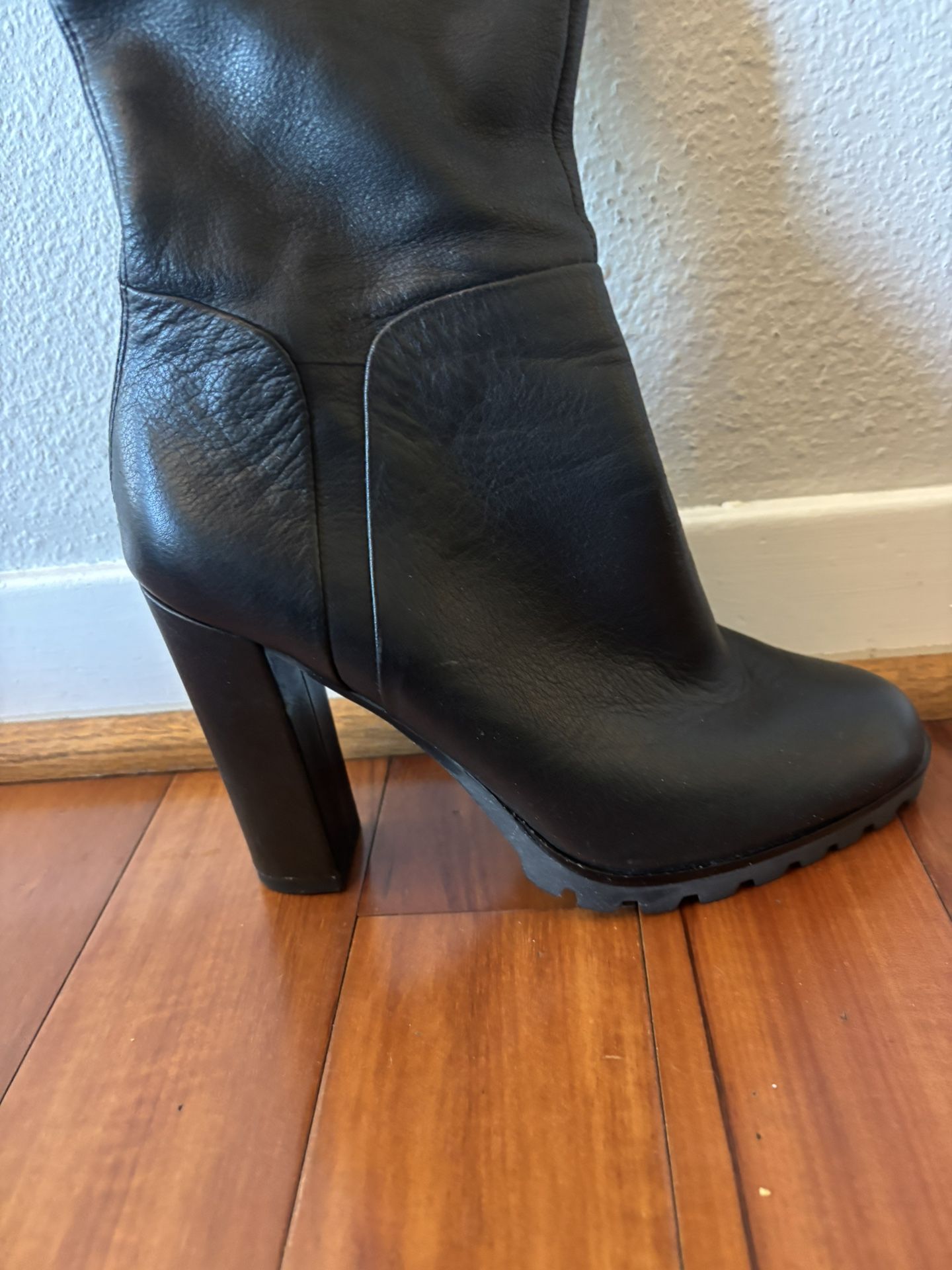 Black Over-the-Knee Boots Size 7.5 (never worn)
