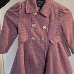 S Rothschild Toddler Winter Dress Coat Pink