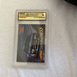 1997 DALE EARNHARDT #8 CHEVY MADNESS RACERS CHOICE CARD MINT GRADED MINT 9 