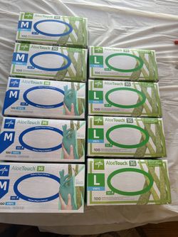 Latex Free, Gloves, Large And Medium Only