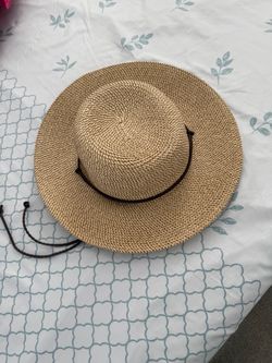 Wide Brim Straw Sun Hat