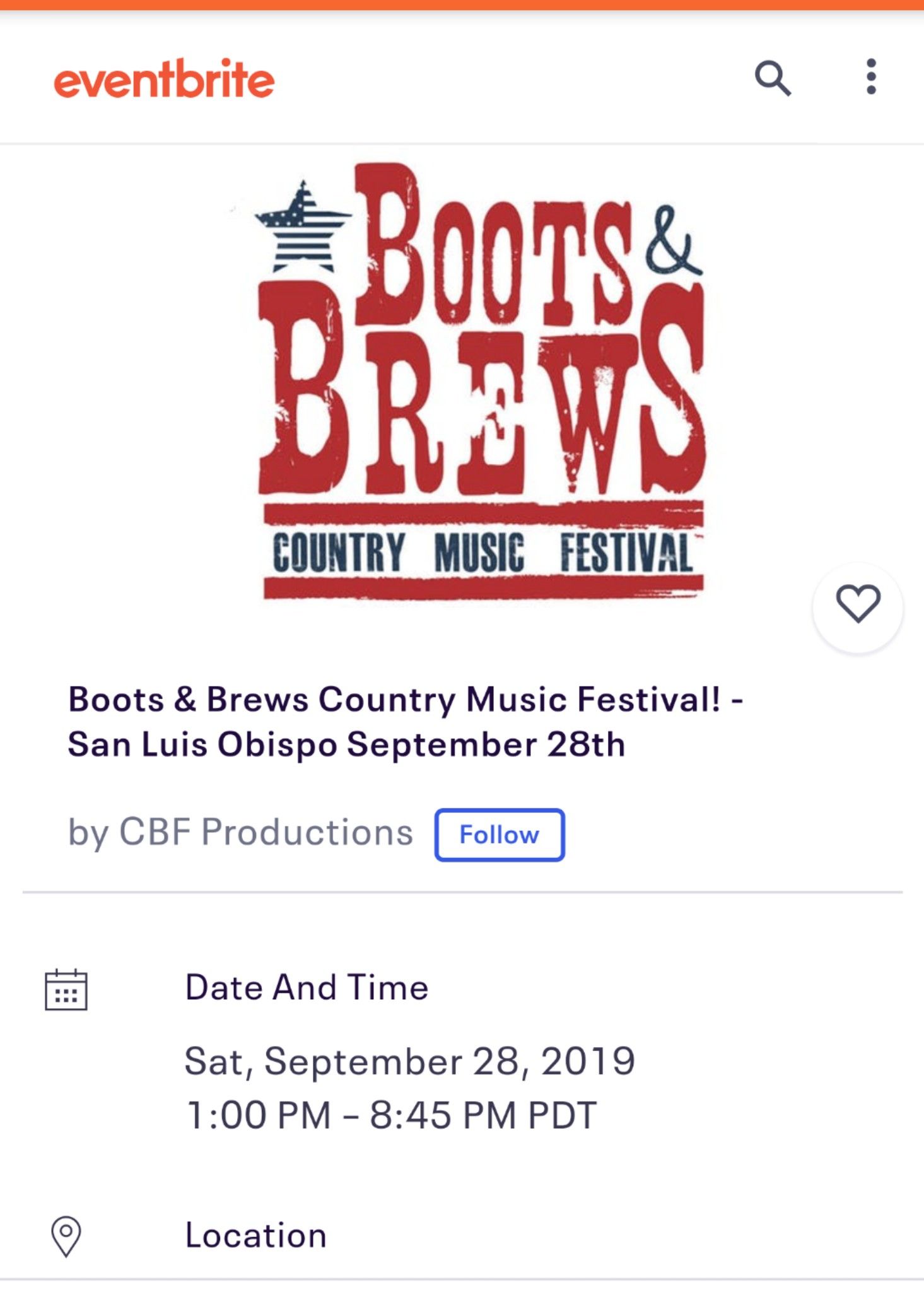 BOOTS AND BREWS TICKETS X2