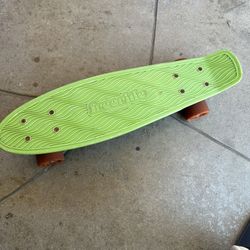 Neon Green Skateboard Freeride  