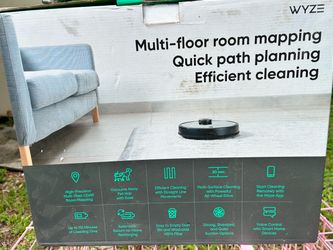 Wyze Robot Vacuum with LiDAR Room Mapping