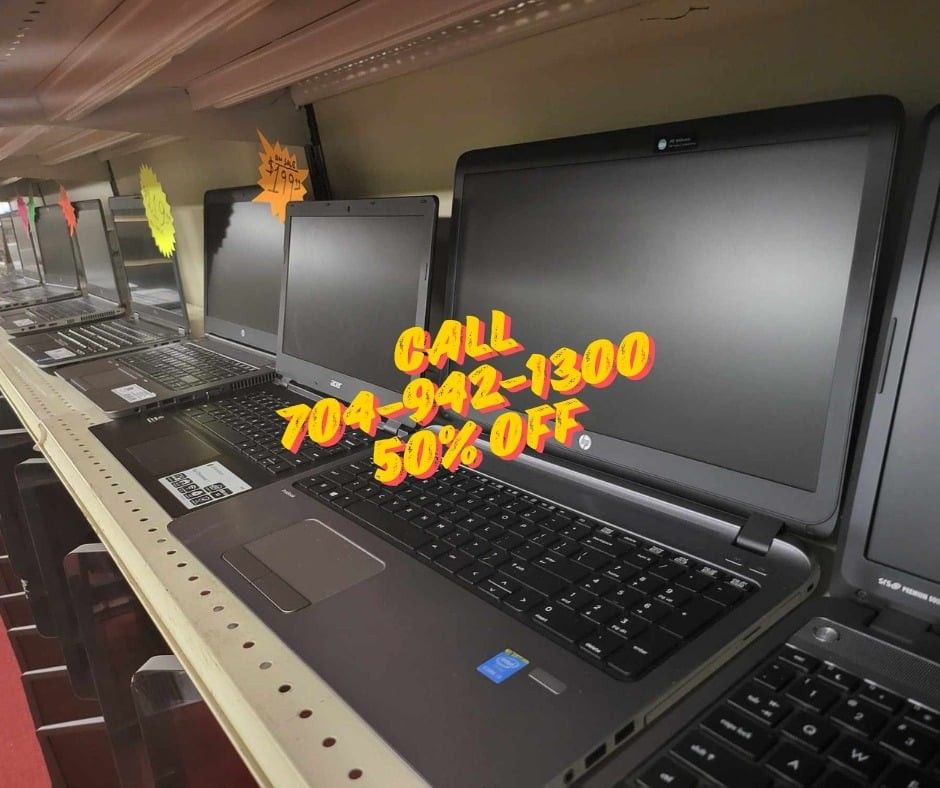 50% OFF LAPTOPS HP ACET LENOVO DELL FOE WORK EMAIL PRINTER DESIGNER WARRANTY!