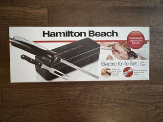 NEW Hamilton Beach Electric Knife Set (With Case)