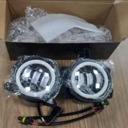 11-14 Dodge Charger 07-17 Jeep Wrangler Jk 11-13 Jeep Grand Cherokee 10-19 Journey Fog Lights LED DRL Luces Niebla Neblina Focos 