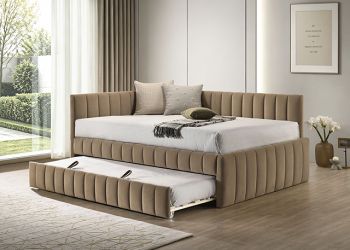 TWIN SIZE Day Bed w/ Trundle     |     FM1206LGT-BED