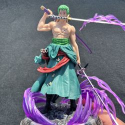One Piece 21CM Roronoa Zoro Demon Form PVC Action Figure - Collectible Figure
