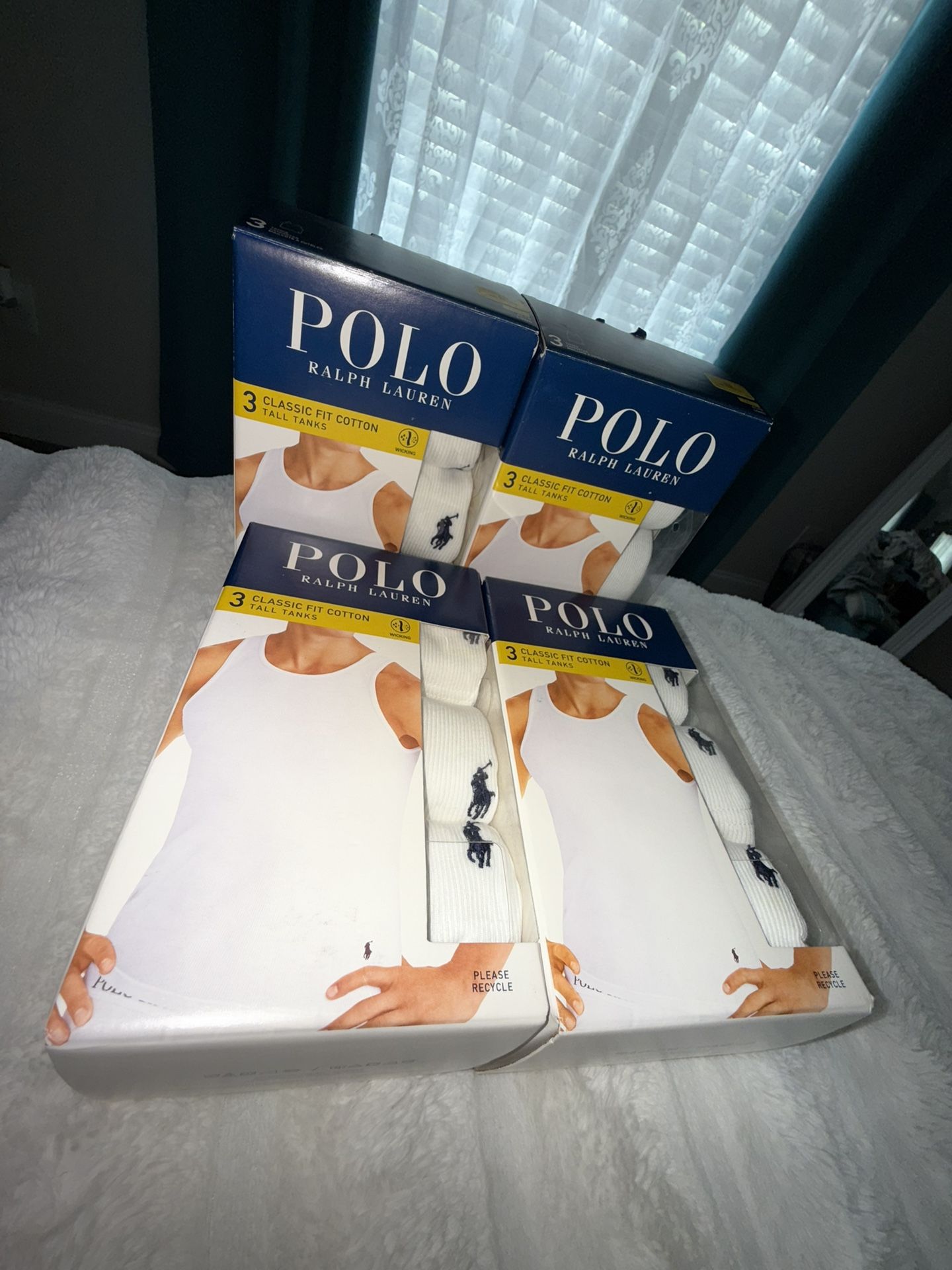 4 (3 Packs ) Ralph Lauren Polo under Shirts
