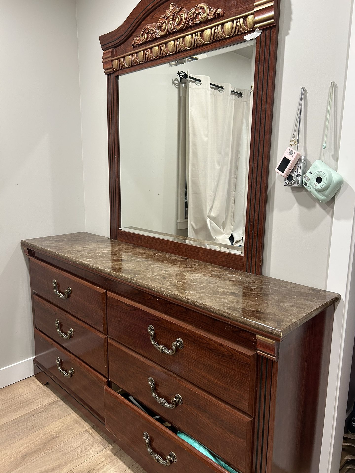 Drawer With Mirror/ Vanity