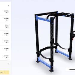 Repfitness PR-4000 Rack+Accessories 
