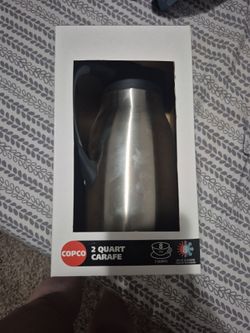 Copco 2 quart stainless steel carafe
