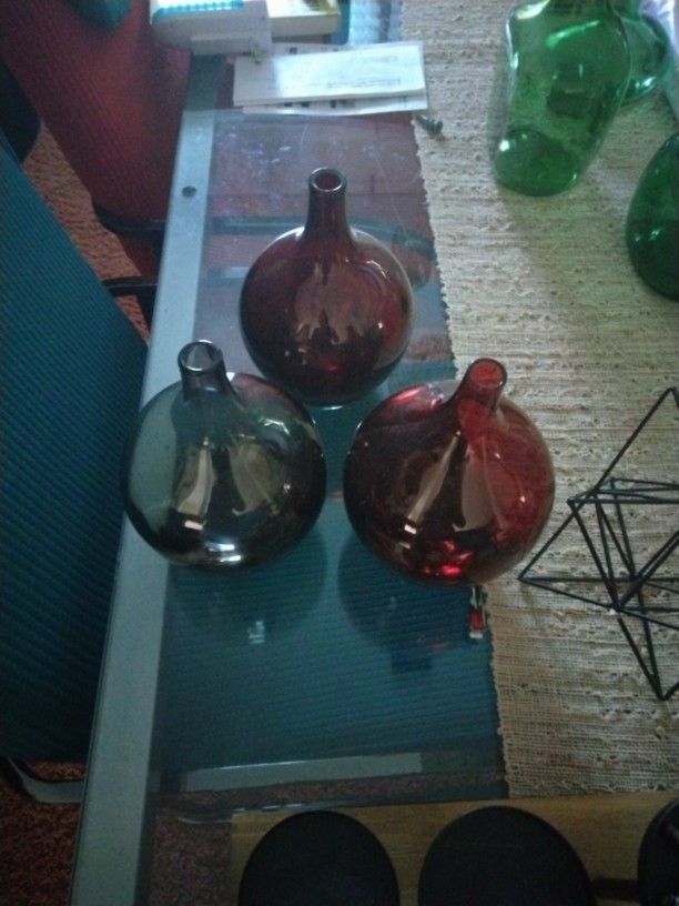 Various Glass Vases Home Decor