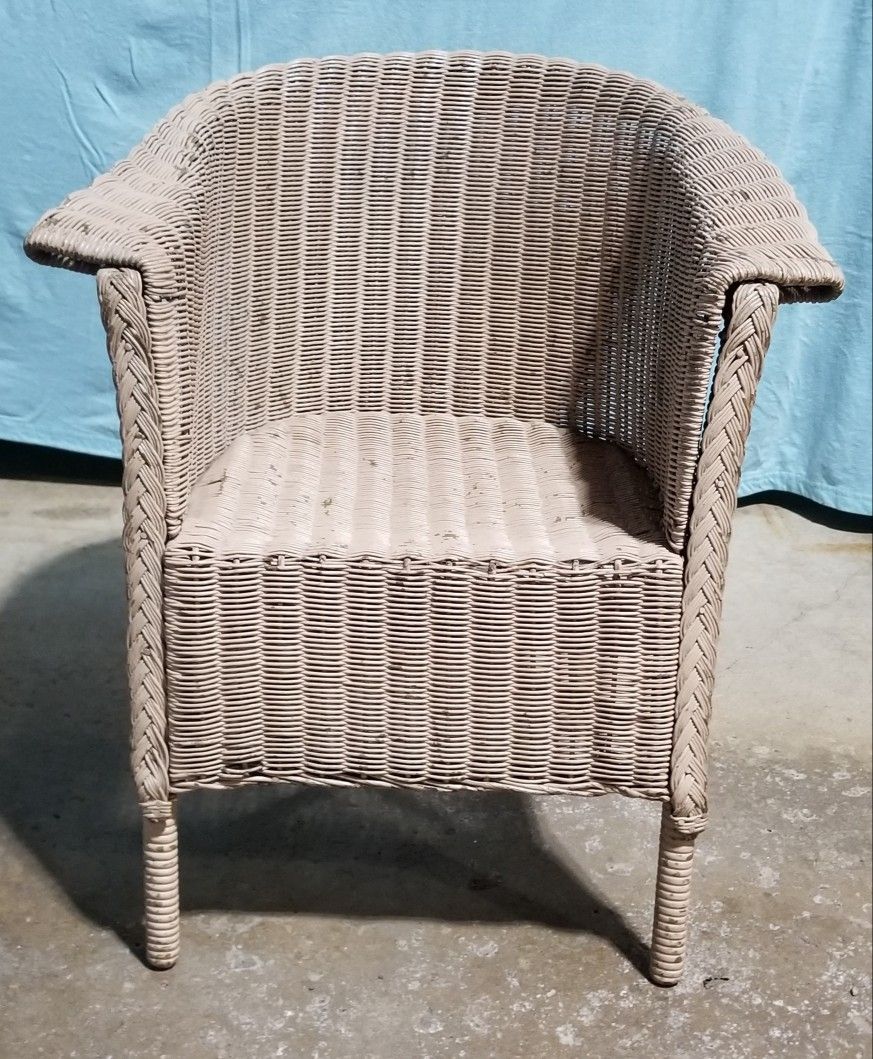 Antique Wicker Child's Doll's Chair