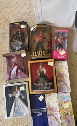 Barbies and Elvis dolls NRFB